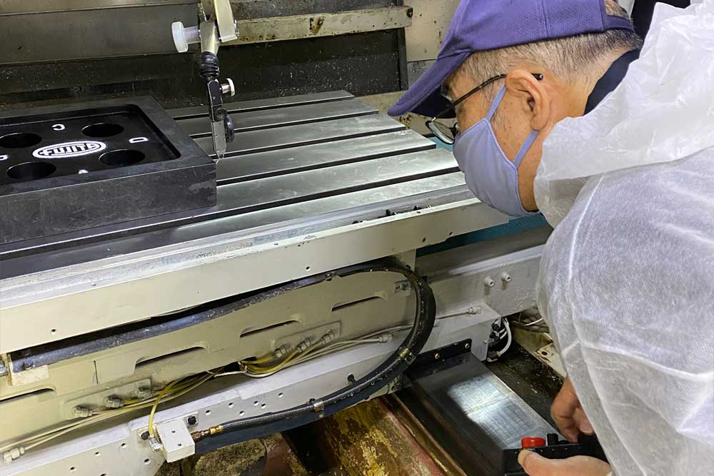 写真：セットダウン・セットアップ作業風景