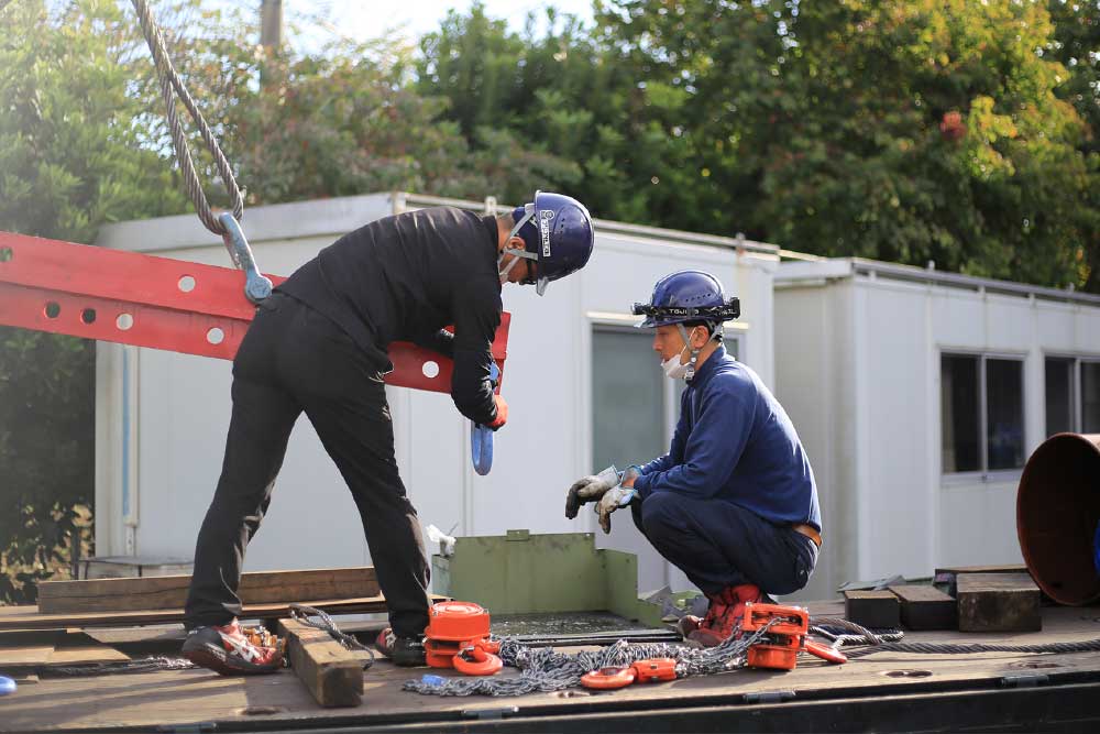 写真：作業風景